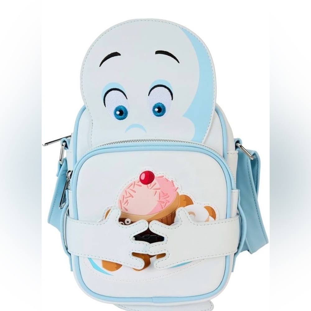 Casper The Friendly Ghost Loungefly. Glow in the dark, & detachable coin purse.